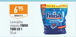 Supermercados Deza FINISH TODO EN 1 Lavavajillas máquin oferta