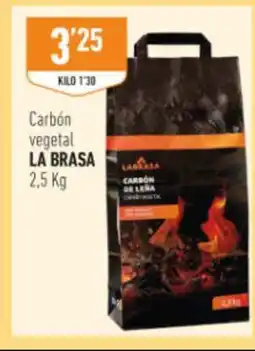 Supermercados Deza LA BRASA Carbón vegetal oferta