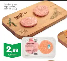 Sorli Hamburguesa de pollastre oferta