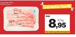 Sorli Cansalada viada fresca de porc oferta