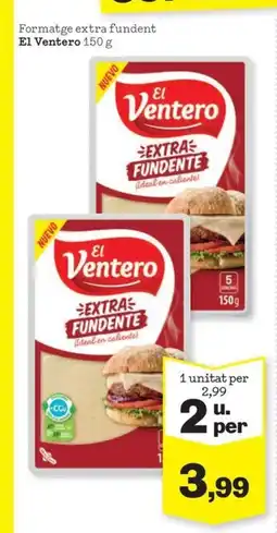Sorli EL VENTERO Formatge extra fundent oferta