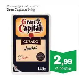 Sorli GRAN CAPITAN Formatge a talls curat oferta