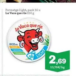 Sorli LA VACA QUE RIE Formatge light oferta