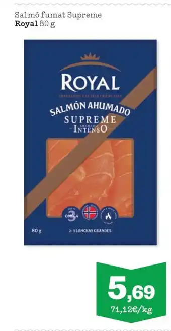 Sorli ROYAL Salmó fumat Supreme oferta