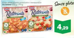 Sorli DR OETKER Pizza sense gluten prosciutto o mozzarella oferta