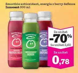 Sorli INNOCENt Smoothie antioxidant, energia o berry defence oferta