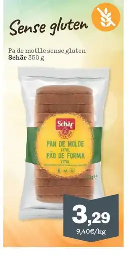 Sorli SCHÄR Pa de motlle sense gluten oferta