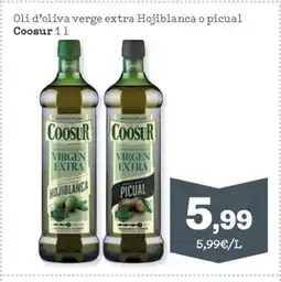 Sorli COOSUR Oli d'oliva verge extra Hojiblanca o picual oferta