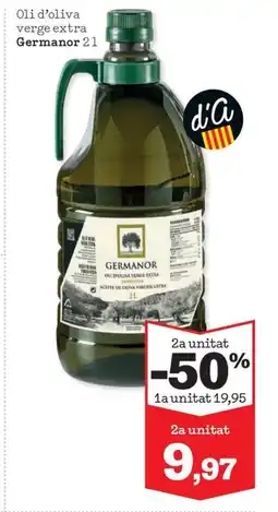Sorli GERMANOR Oli d'oliva verge extra oferta