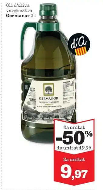 Sorli GERMANOR Oli d'oliva verge extra oferta