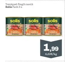 Sorli SOLIS Tomàquet fregit casolà oferta