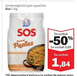Sorli SOS Arròs especial per a paelles oferta