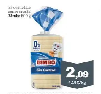 Sorli BIMBO Pa de motlle sense crosta oferta