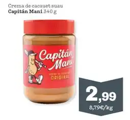 Sorli CAPITÁN MANIcc Crema de cacauet suau oferta