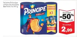 Sorli LU Galetes Príncipe crema de xocolata oferta