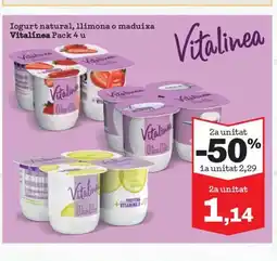 Sorli VITALINEA Iogurt natural, llimona o maduixa oferta