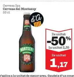 Sorli CERVESA DEL MONTSENY Cervesa Ipa oferta