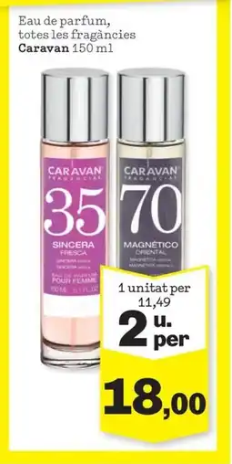 Sorli CARAVAN Eau de parfum, totes les fragàncies oferta