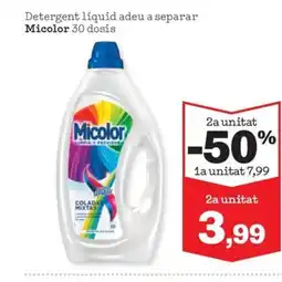 Sorli MICOLOR Detergent líquid adeu a separar oferta