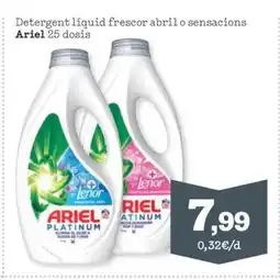 Sorli ARIEL Detergent líquid frescor abril o sensacions oferta