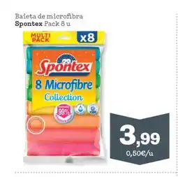 Sorli SPONTEX Baieta de microfibra oferta