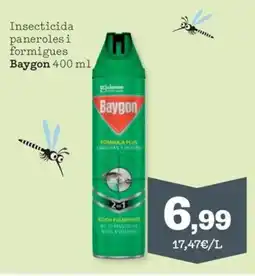Sorli BAYGON Insecticida paneroles i formigues oferta