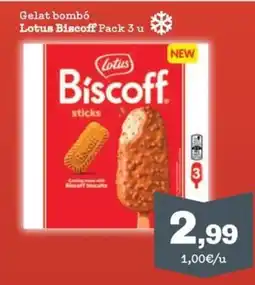 Sorli LOTUS BISCOFF Gelat bombó oferta
