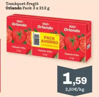 Sorli ORLANDO Tomàquet fregit oferta