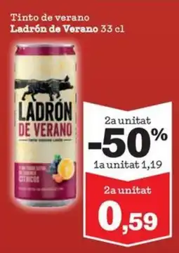 Sorli LADRÓN DE VERANO Tinto de verano oferta