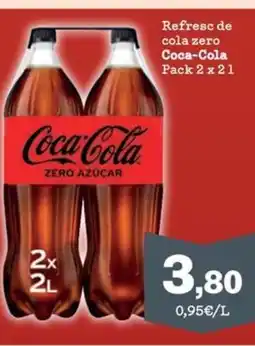 Sorli COCA-COLA Refresc de cola zero oferta