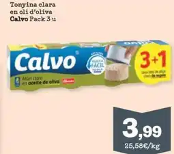 Sorli CALVO Tonyina clara en oli d'oliva oferta