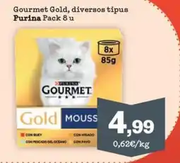 Sorli PURINA Gourmet Gold, diversos tipus oferta