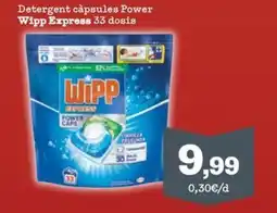 Sorli WIPP EXPRESS Detergent càpsules Power oferta