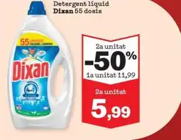 Sorli DIXAN Detergent líquid 55 dosis oferta