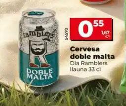 Maxi Dia DIA RAMBLERS Cervesa doble malta oferta