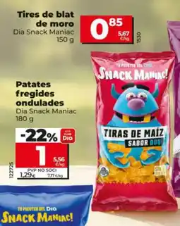 Maxi Dia DIA SNACK MANIAC Tires de blat de moro oferta
