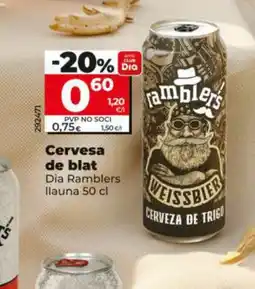 Maxi Dia DIA RAMBLERS Cervesa de blat oferta