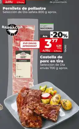 Maxi Dia SELECCIÓN DE DIA Costella de porc en tira oferta