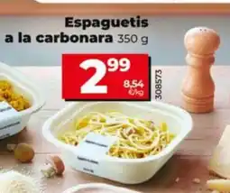 Maxi Dia Espaguetis a la carbonara oferta