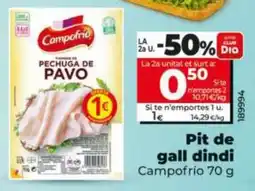 Maxi Dia CAMPOFRIO Pit de gall dindi oferta