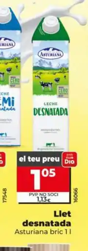 Maxi Dia ASTURIANA Llet desnatada oferta