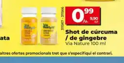 Maxi Dia VIA NATURE Shot de cúrcuma / de gingebre oferta