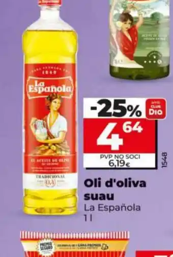 Maxi Dia LA ESPAÑOLA Oli d'oliva suau oferta
