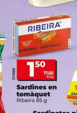 Maxi Dia RIBEIRA Sardines en tomàquet oferta