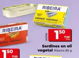 Maxi Dia RIBEIRA Sardines en oli vegetal oferta