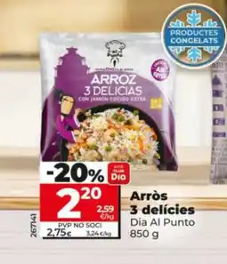 Maxi Dia DIA AL PUNTO Arròs 3 delícies oferta