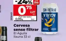 Maxi Dia EL ÁGUILA Cervesa sense filtrar oferta