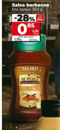 Maxi Dia DIA SALSEO Salsa barbacoa oferta