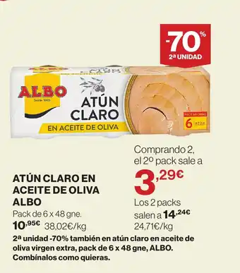 ALBO Atún claro en aceite de oliva