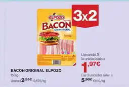 Hipercor ELPOZO Bacon original oferta